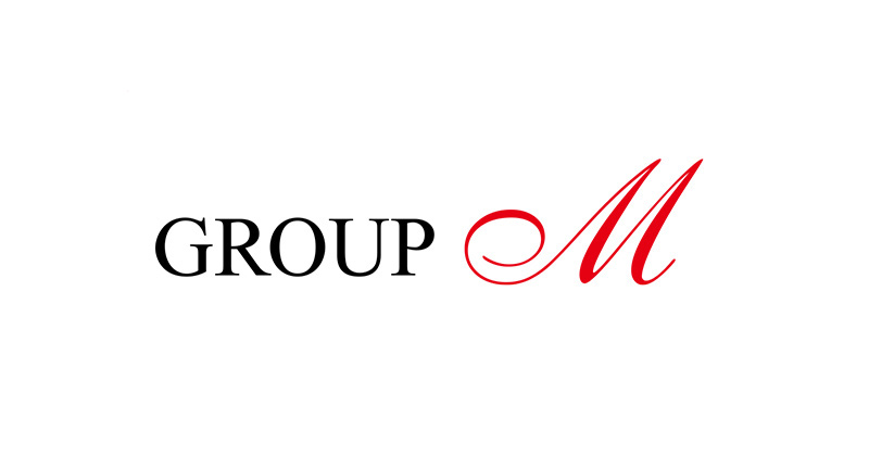 大阪ミナミのホストクラブグループ「GROUP M」のロゴ
